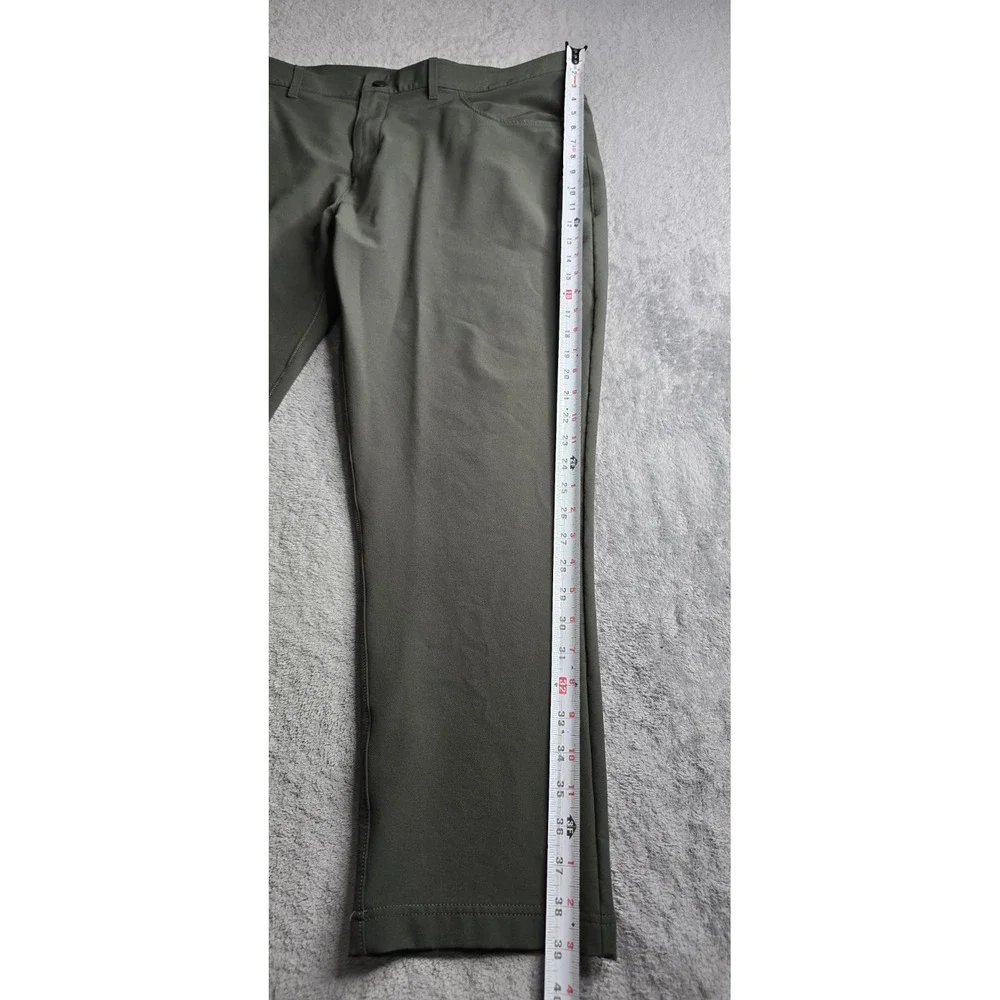 Public Rec 5 Pocket Dealmaker Pant Mens 42x30 (43x27) Green Straight Leg Golf